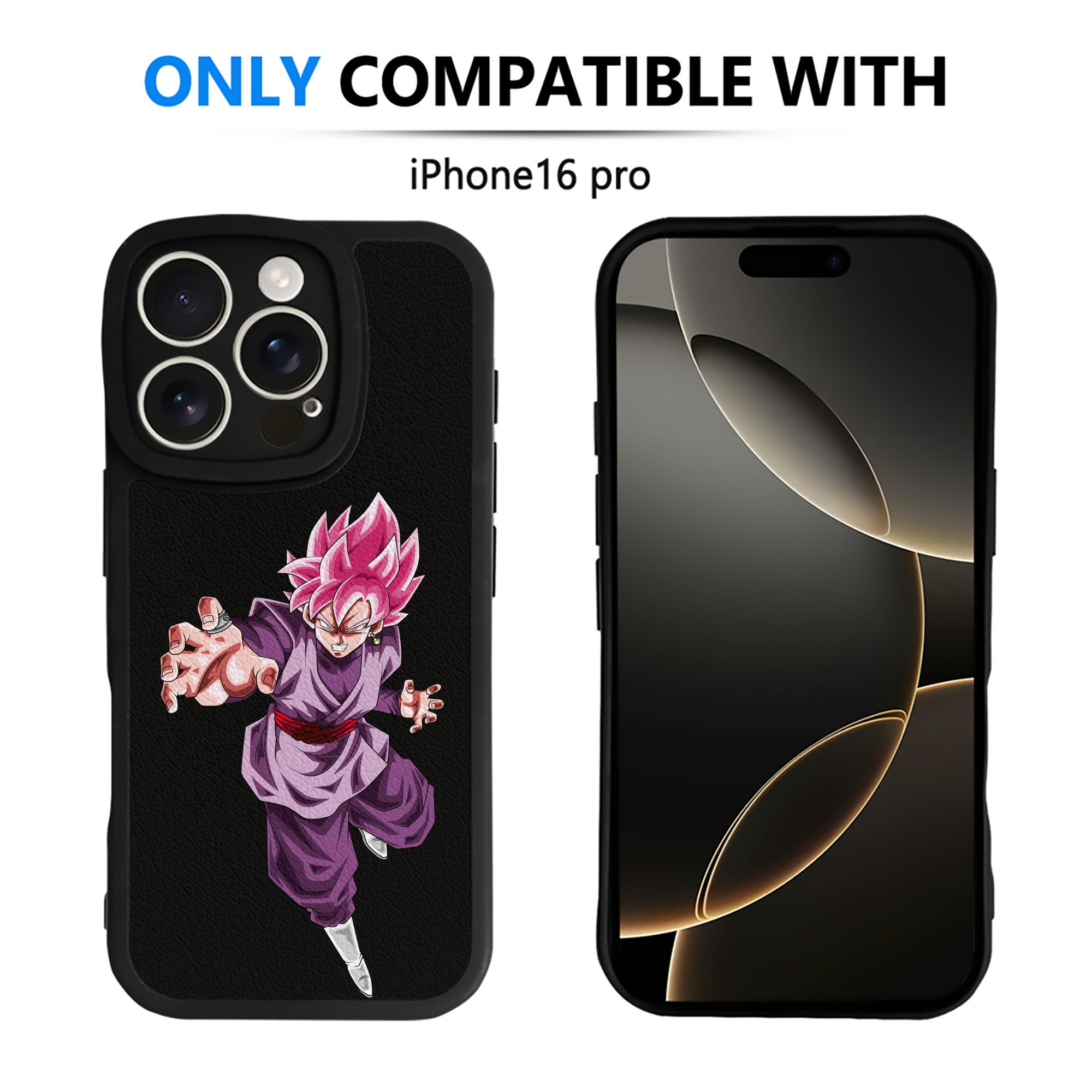 （画像用） ドラゴンボール ベジット DRAGON BALL Vegetto 【iPhone 16シリーズ対応】シリコンスマホケース（レザー調） 材質：シリコン